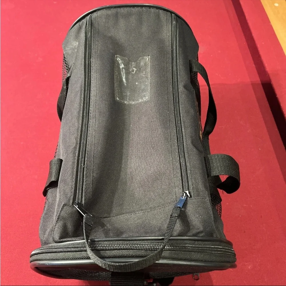 Petmate BLACK Soft Sided Kennel carrier Pet cab Up To 10 lbs, 15”X10”X10” BAG